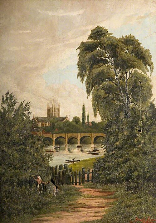 Hereford Catherdral, 1897, Joseph Swain