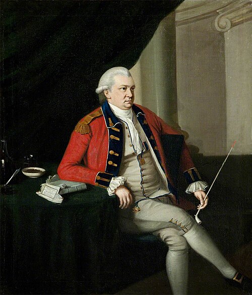 Lieutenant Hugh Hyndman, 1782, Joseph Wilson