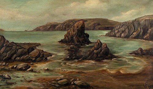 Peerie Voe, Spiggie, 1911, William Fotheringham