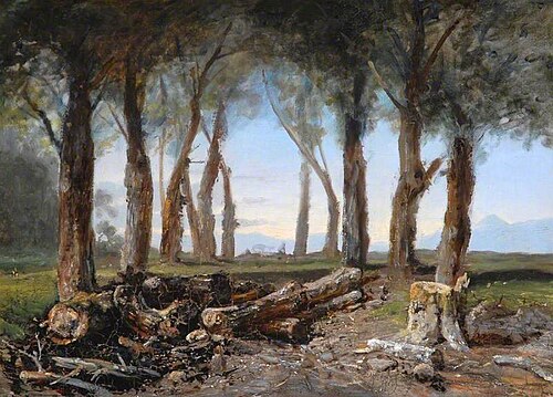 Study of Trees, 1867, Joséphine Bowes
