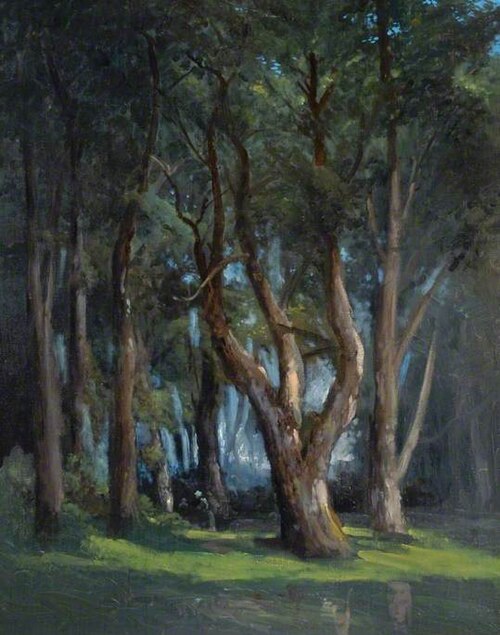 Study of Trees, 1867, Joséphine Bowes