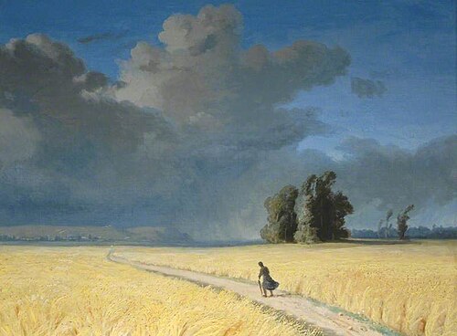 A Cornfield near Calais, 1867, Joséphine Bowes