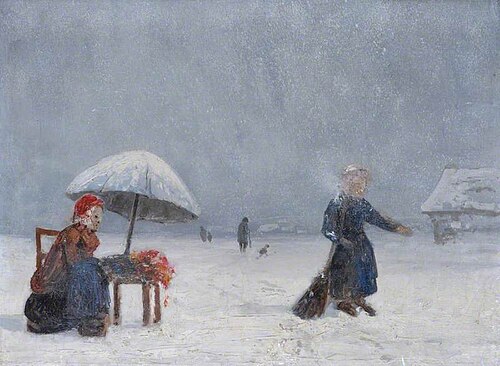 Snow Scene, 1867, Joséphine Bowes