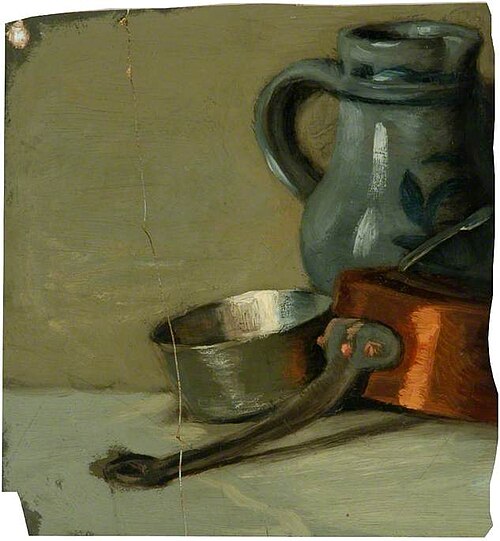 Sketch of Kitchen Utensils, 1867, Joséphine Bowes