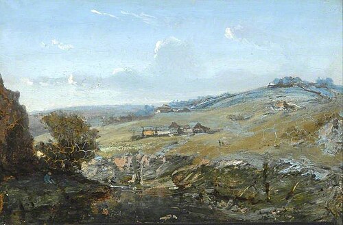 View near Cernay-le-Roi, France, 1867, Joséphine Bowes