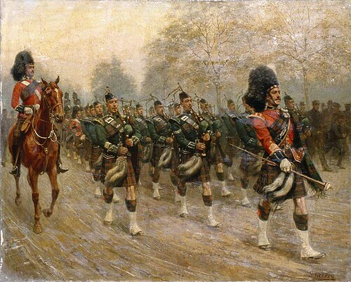 'Dinna Ye Hear the Pipes?', 1910, Godfrey Pitney Merry