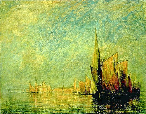 Sunset, San Giorgio, Venice, 1878, William Gedney Bunce