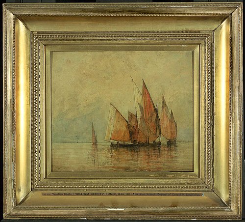 Venetian Boats, 1885, William Gedney Bunce