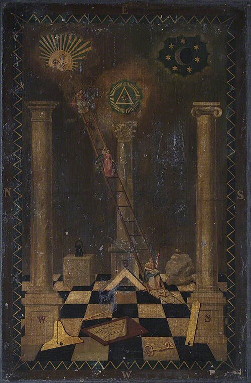First Degree Tracing Board, 1810, Josiah Bowring