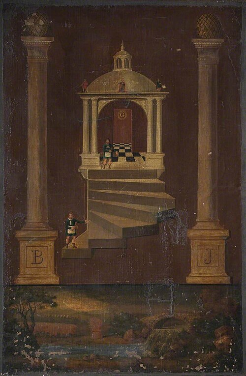 Second Degree Tracing Board, 1810, Josiah Bowring
