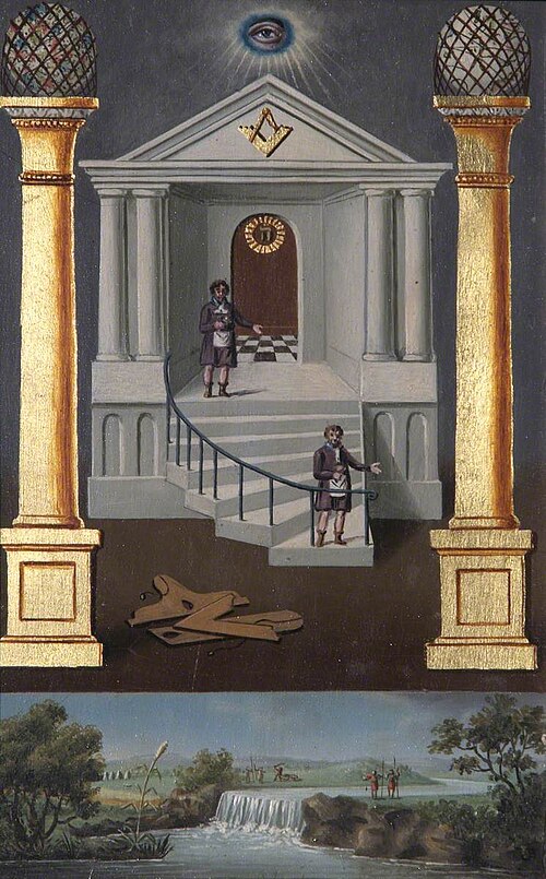 Second Degree Tracing Board, 1819, Josiah Bowring