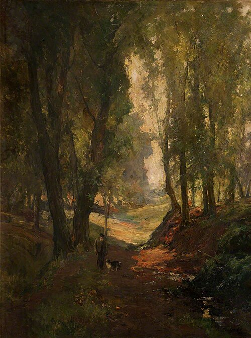 Sunshine, Lagan Woods, 1913, William Gibbes Mackenzie