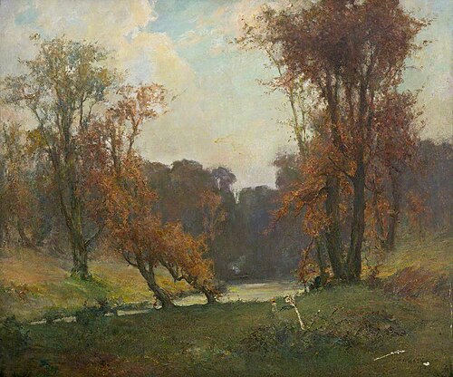 Children Playing by the River, , William Gibbes Mackenzie