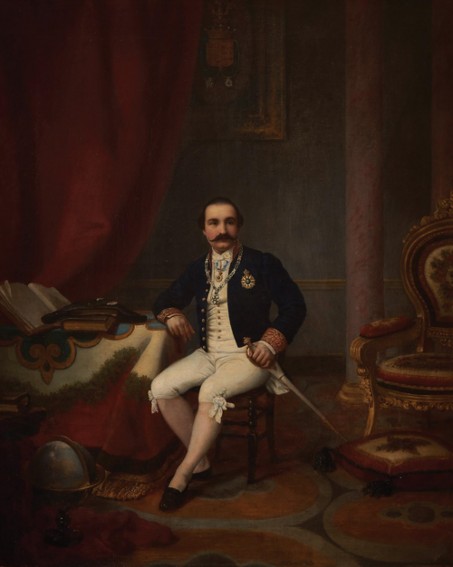 Retrato de Luís Augusto Ferreira de Almeida, 1873, Pierre Jean Edmond Castan
