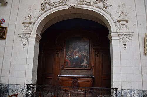 La Sainte Famille adorée par les anges, 1764, Pierre Jollain