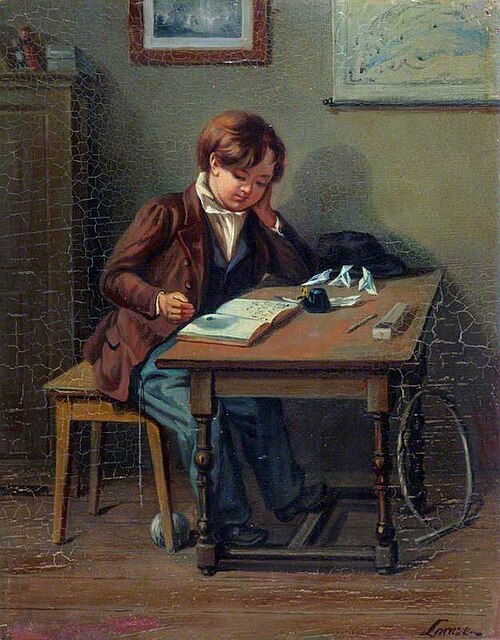 The Young Student, 1845, Pierre Lacaze