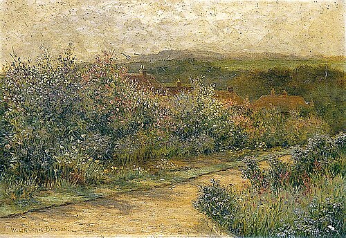 Sweet Peas, the Nursery, Ore, East Sussex, 1913, William Graham Buxton