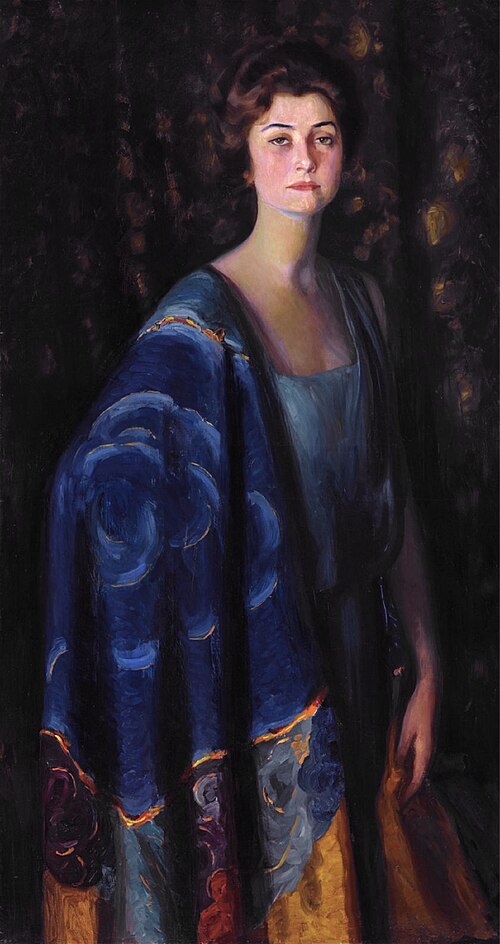 Porträt der Evangeline Brewster Johnson, 1922, Pierre Troubetzkoy
