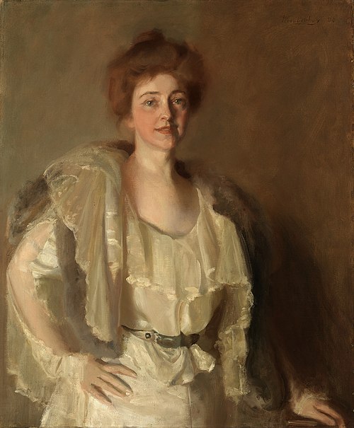 Alice Barney in Whites and Browns, 1898, Pierre Troubetzkoy