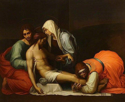 Lamentation over the Dead Christ (after Fra Bartolommeo), , Pietro Antonio Sasso