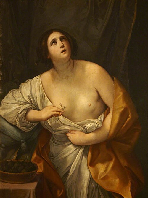 The Suicide of Cleopatra (after Guido Reni), 1879, Pietro Antonio Sasso