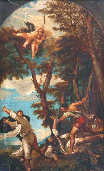 The Assassination of Saint Peter Martyr, 1840, Clement Burlison