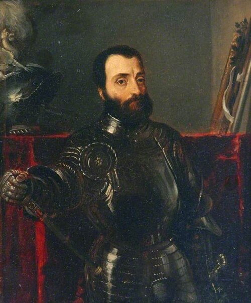 Francesco Maria della Rovere, Duke of Urbino (1490–1538) (copy after Titian), 1840, Clement Burlison