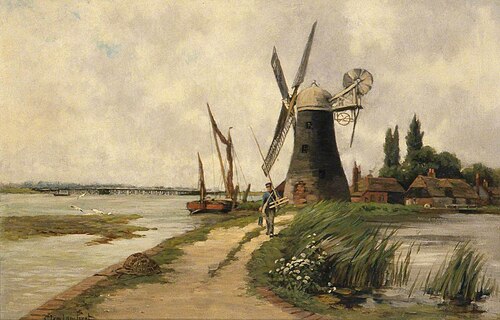 The Mill beside the Stream, , Clement Lambert