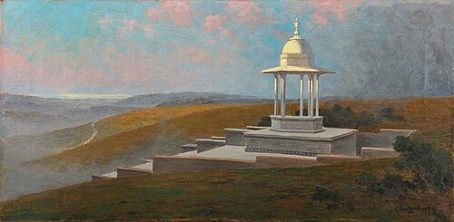 The Chattri at Patcham, East Sussex, 1920, Clement Lambert