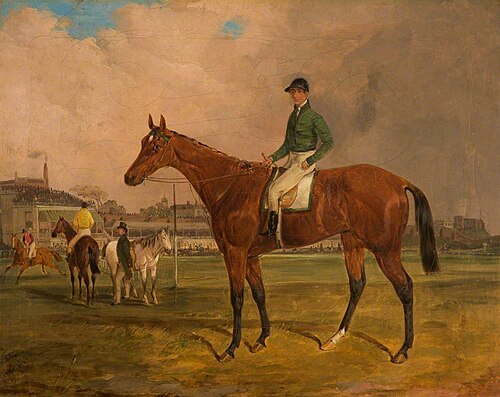 'Alice Hawthorn' on the Roodee, Chester, 1842, William H. Tasker