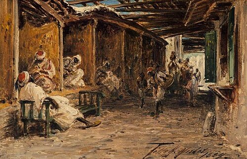 The Souk, 1889, Pollok Sinclair Nisbet