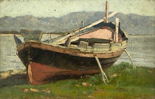 Old Boat Beached, , William Heath Wilson