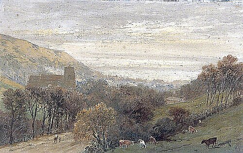 Hastings, East Sussex, from Torfield, 1880, William Henry Borrow