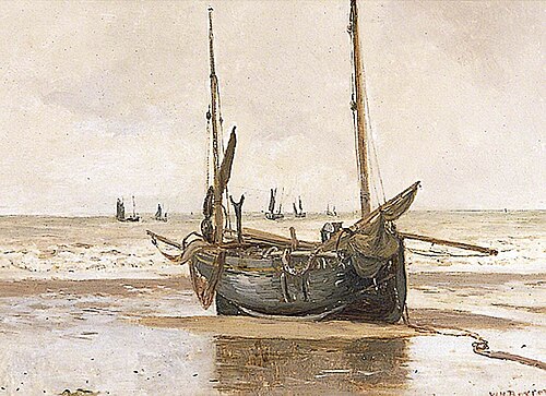 Waiting for the Tide, Hastings, East Sussex, , William Henry Borrow