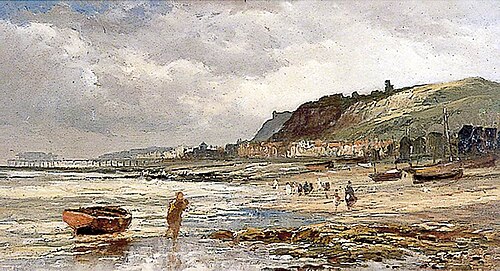 Low Tide, Hastings, East Sussex, , William Henry Borrow