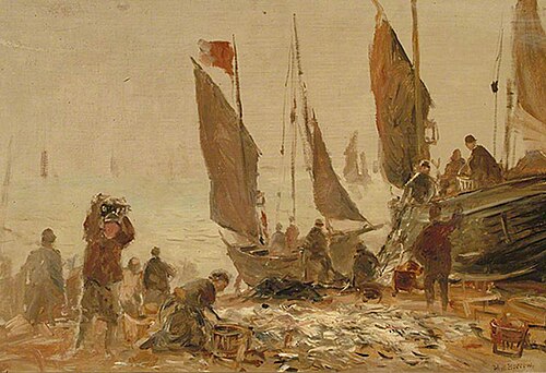 A Good Catch, 1862, William Henry Borrow