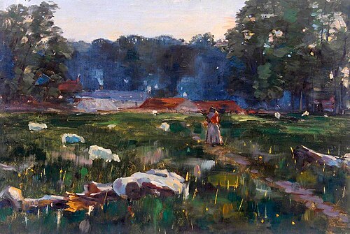 Field with Sheep*, , William Henry Charlton