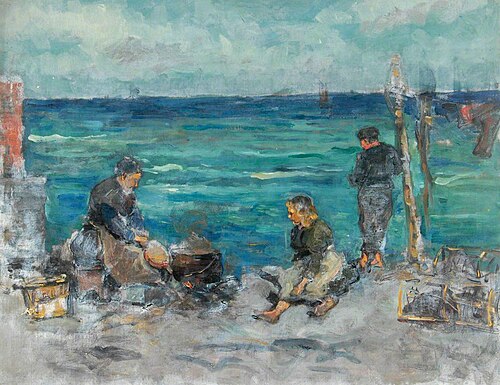 Seascape with Family*, , William Henry Charlton