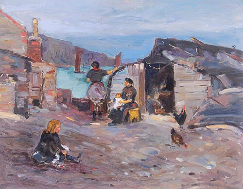 Family in a Harbour*, , William Henry Charlton