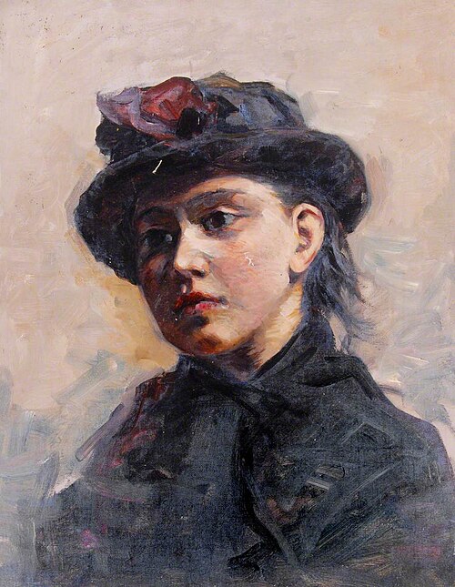 Young Lady with a Hat*, , William Henry Charlton