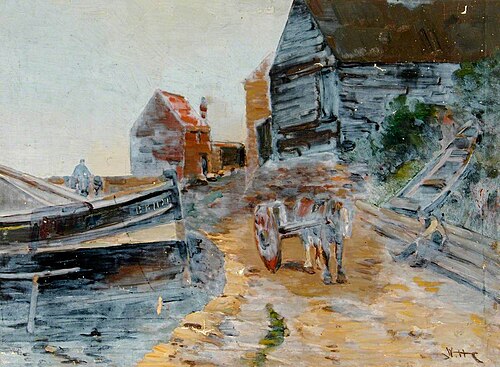 Harbour with a Horse*, , William Henry Charlton