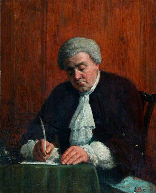 Very Important: A Man Writing at a Table, 1878, William Henry Haines