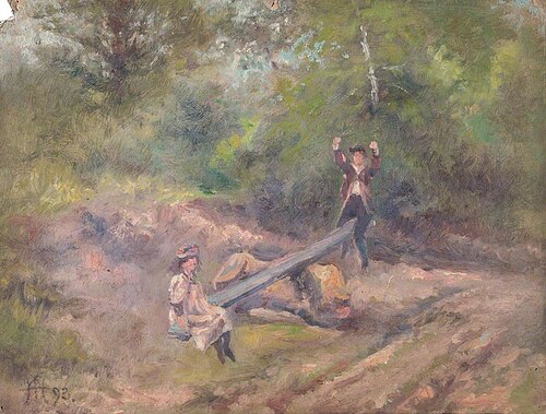 Addington, Croydon, Surrey, on Top (possibly a gravel pit), 1893, William Henry Hope