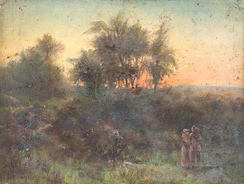 Evening at Addington Hills, Croydon, Surrey, 1894, William Henry Hope