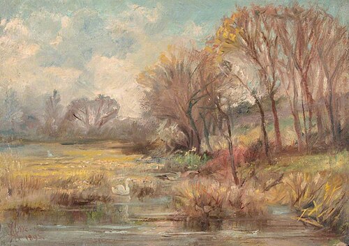 Waddon Hill Pond, 1895, William Henry Hope
