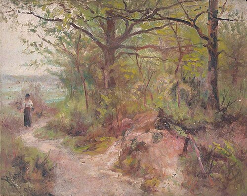 At the Foot of Croham Hurst, Croydon, Surrey, North Side, 1896, William Henry Hope