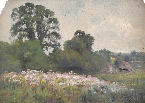 Meadows near Oxted, Surrey, 1896, William Henry Hope