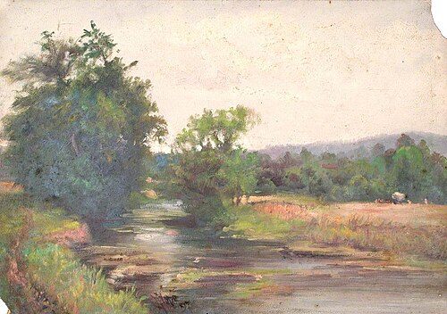 On the Mole, Leatherhead, Surrey, 1897, William Henry Hope