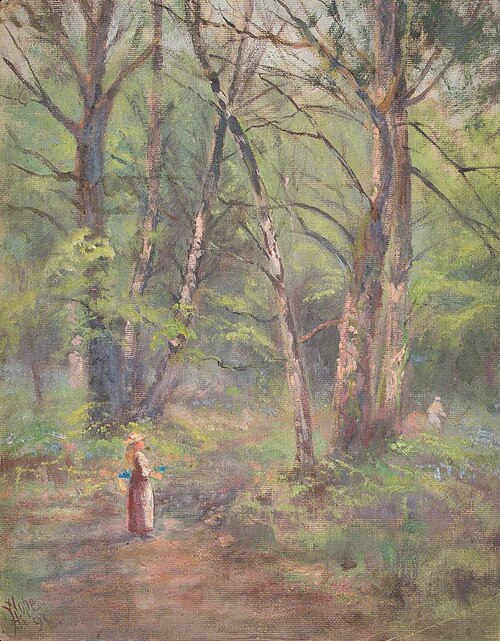 Springtime in Addington Park, Croydon, Surrey, 1897, William Henry Hope