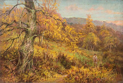 Autumn in Addington Park, Croydon, Surrey, 1897, William Henry Hope